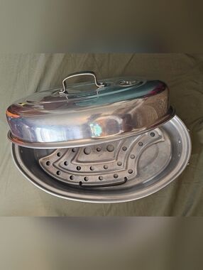 Mirro Aluminum Roaster Pan 876M with Insert
